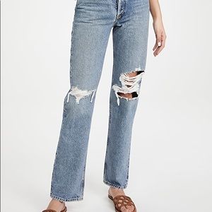 Agolde Lana straight in backdrop size 29